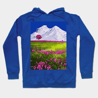 Mountain Floral - Landscape Hoodie